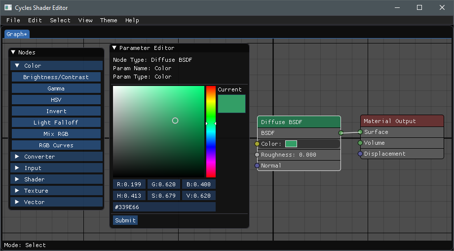 Maya Help, Graph Editor colors